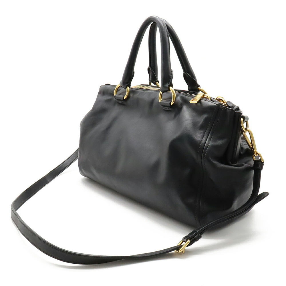 PRADA BN2324 Women's Leather Shoulder Bag,Tote Bag Black,Nero - Picture 2 of 8